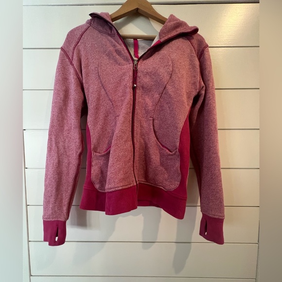 Women’s Lululemon Pink Hoodie. Size 8. - Picture 3 of 3